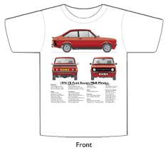 Ford Escort MkII Mexico 1976-78 T-shirt Front